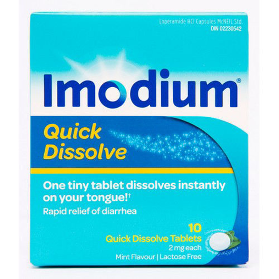 Picture of IMODIUM QUICK DISS TAB 2MG 10S