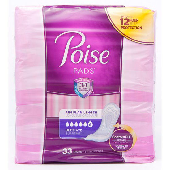 Picture of POISE ULT COVER PADS-CONV PACK 33S