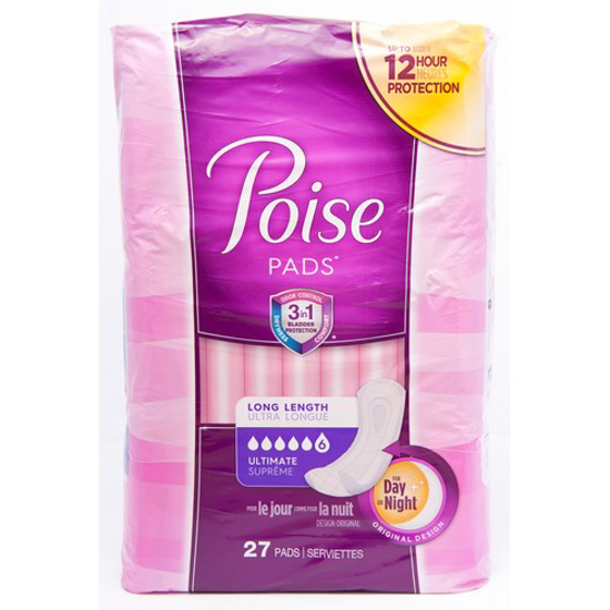 Picture of POISE PADS - ULT LONG 27S