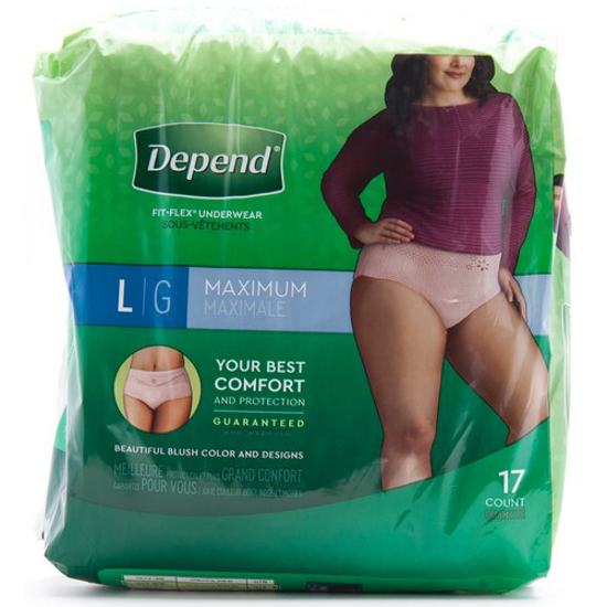 Picture of DEPEND WOMEN MAXIMUM ABSORBENCY LG