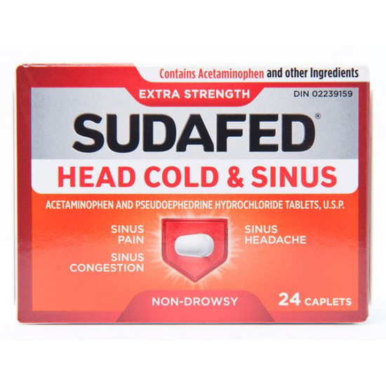 Picture of SUDAFD COLD and SINUS XTRA CPLT 24S