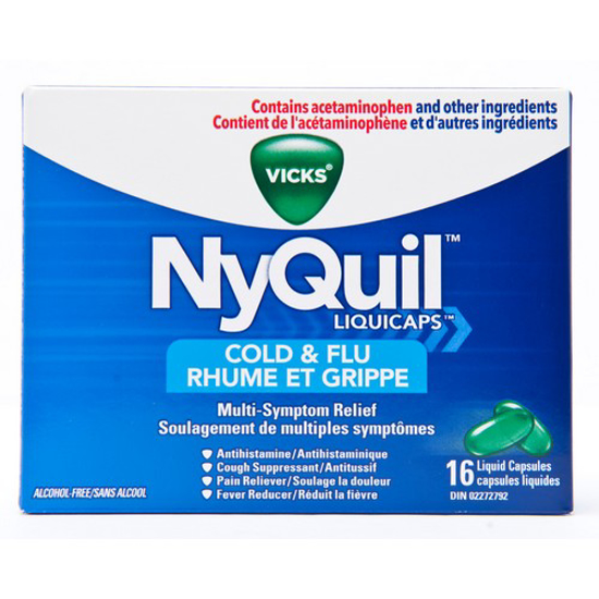 Picture of VICKS NYQUIL COLD and FLU 16S