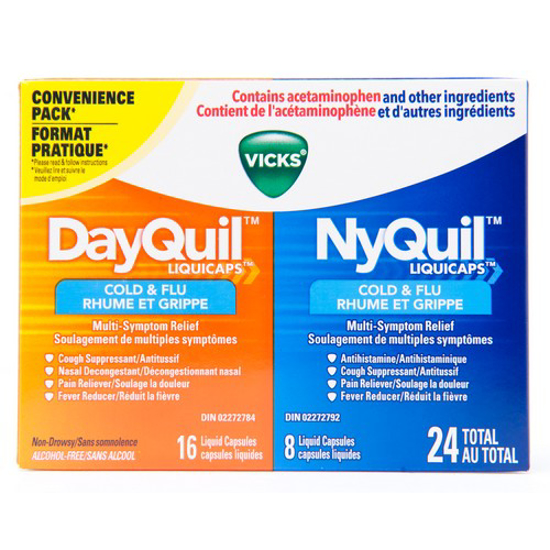 Picture of DAYQUIL/NYQUIL COLD/FLU COMBO 24S