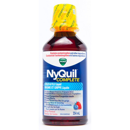 Picture of VICKS NYQUIL COMPLETE COLD/FLU BRRY