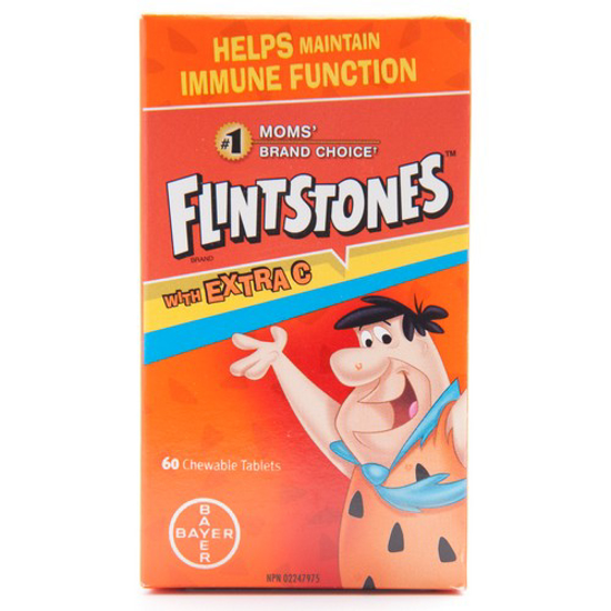 Picture of FLINSTONE MULTI W/VIT C TAB 60S