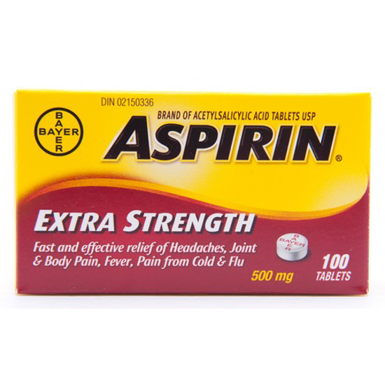 Picture of ASPIRIN XTRA TAB 500MG 100S