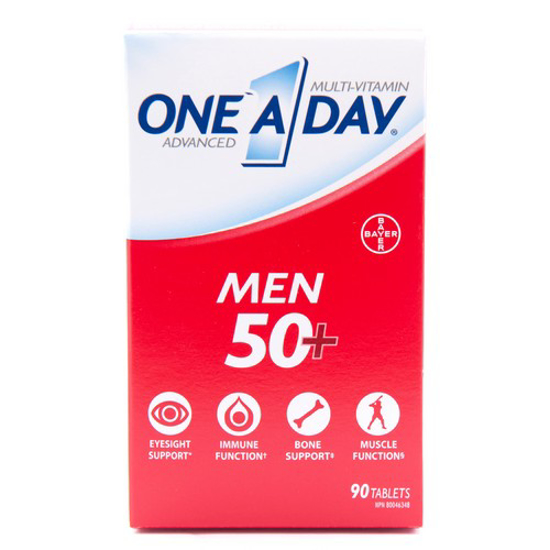 Picture of ONE A DAY MULTI - MENS(50+) TAB 90S