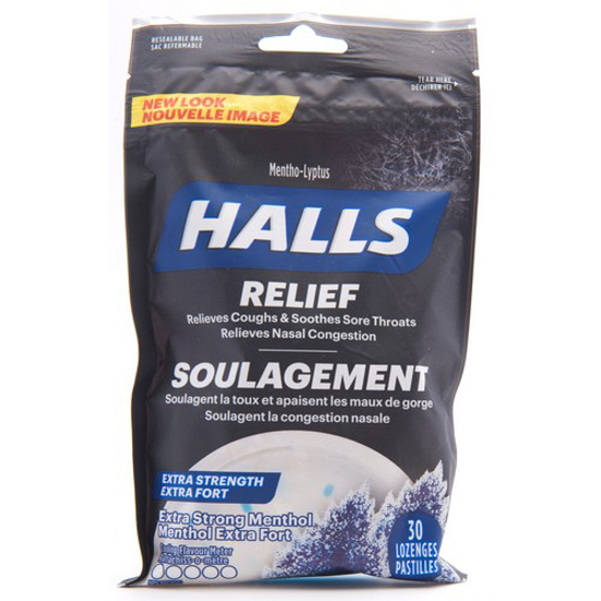 Picture of HALLS LOZ - EXTRA STRONG 30S