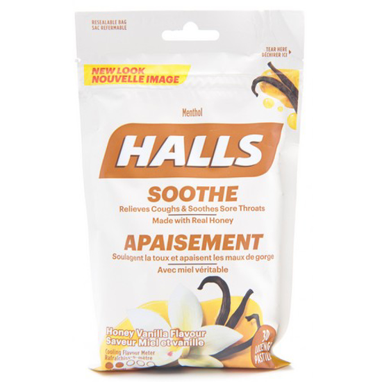 Picture of HALLS DROPS HONEY VANILLA BAG 30S