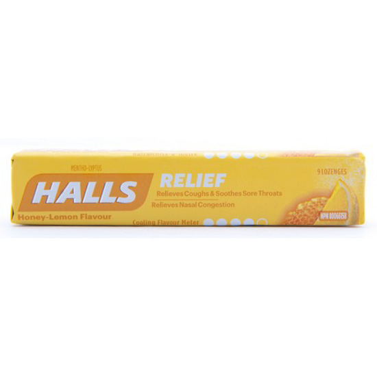 Picture of HALLS LOZ - HONEY LEMON 9S