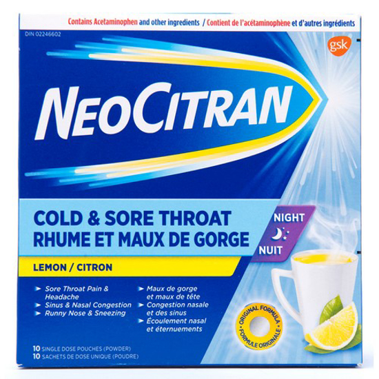 Picture of NEOCITRN COLDandFLU ADULT 10S