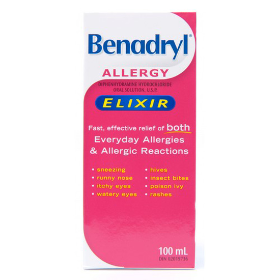 Picture of BENADRYL ELIXER 100ML