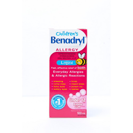 Picture of BENADRYL CHILDRENS B/GUM 100ML