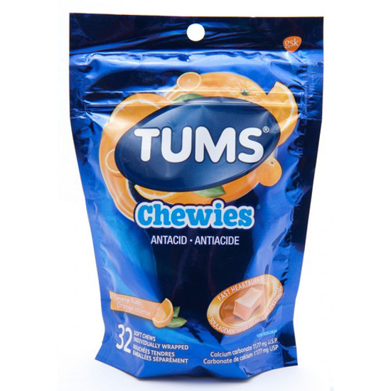 Picture of TUMS CHEWIES - ORANGE 32S