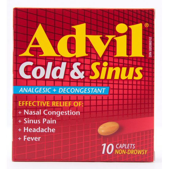 Picture of ADVIL COLD and SINUS CPLT 200MG 10S