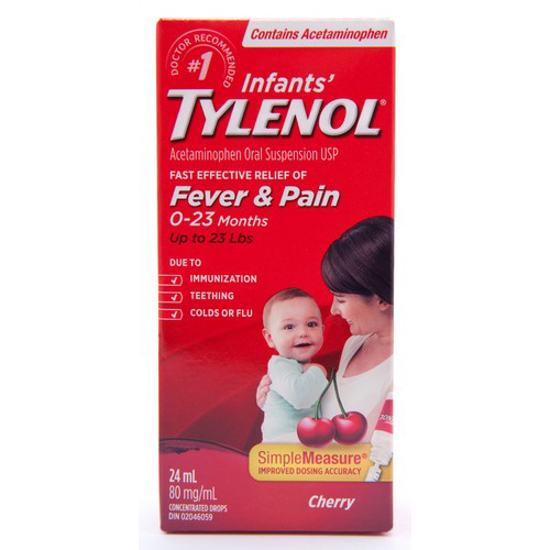 Picture of TYLENOL ACET CHERRY DROP 80MG 24ML