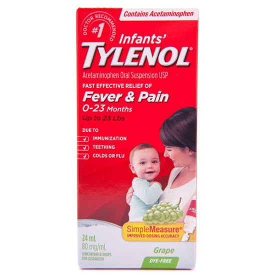 Picture of TYLENOL ACET DYE-FREE GRP 80MG 24ML