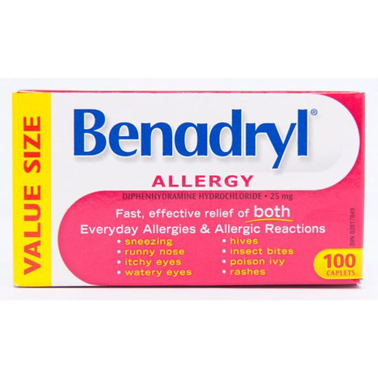 Picture of BENADRYL 25MG 100S