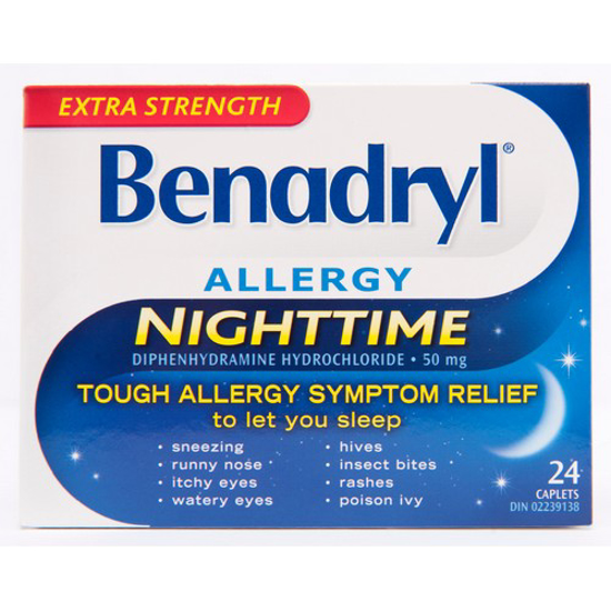 Picture of BENADRYL NIGHTTIME XTRA 50MG 24S