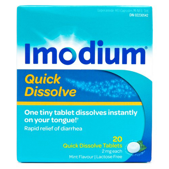 Picture of IMODIUM QUICK DISS TAB 2MG 20S