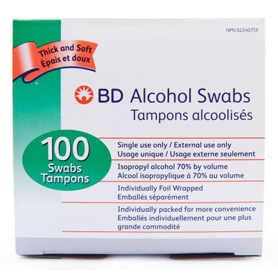 Picture of BD ALCHOHOL SWABS 100S