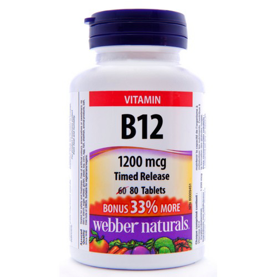 Picture of WN VIT B12 TIME REL 100MG 60+20S