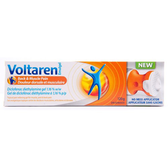 Picture of VOLTAREN BACK and MUSCLE NO MESS