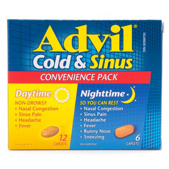 Picture of ADVIL COLD/SINUS DAY/NGHT CPLT 18S