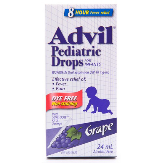 Picture of ADVIL PED IBUPR DYE - FRE 40MG 24ML