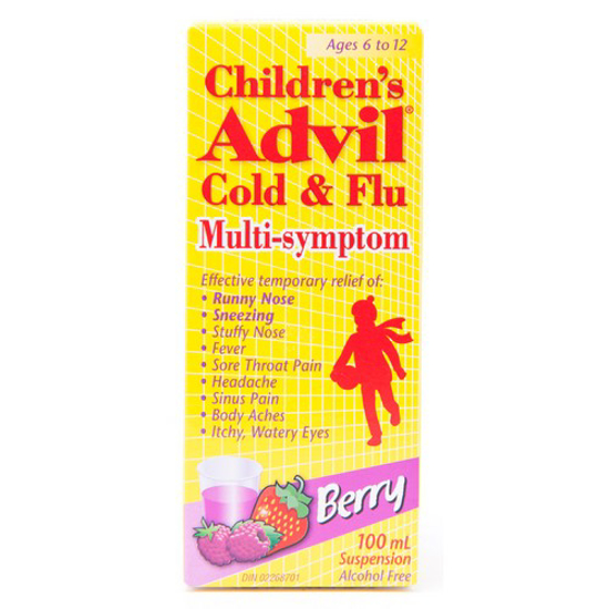 Picture of ADVIL CHILDRENS COLDandFLU BRY 100ML