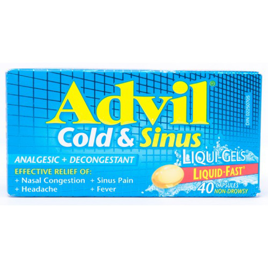 Picture of ADVIL COLD and SINUS CPSL 40S