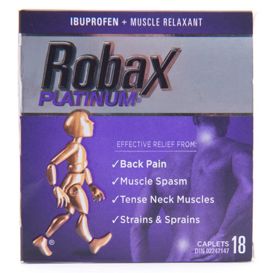 Picture of ROBAX PLATINUM PAIN RELIEF CPLT 18S