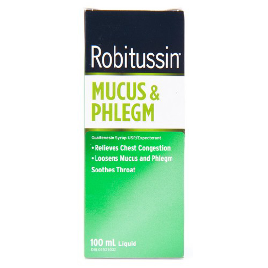 Picture of ROBITUSSIN MUCUS and PHLEGM 100ML