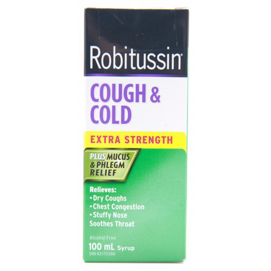 Picture of R/TUSSIN C/COLD SYRUP - EXTRA 100ML