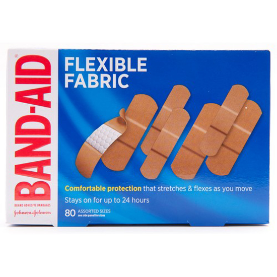 Picture of BAND-AID - FABRIC FLEXIBLE ASST 80S