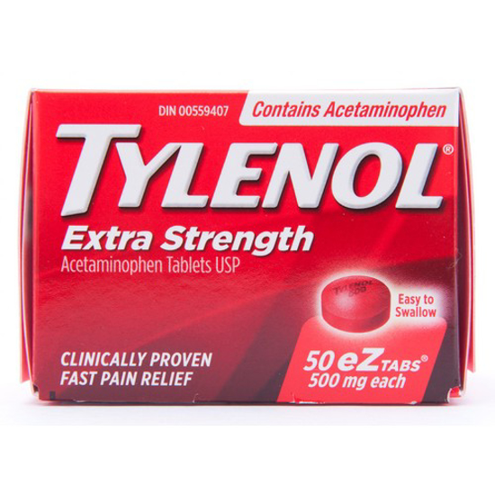 Picture of TYLENOL TABS EZ TABS EX STRENG 50.0