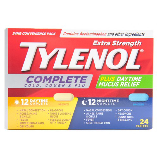 Picture of TYLENOL CMPLT DAY/NIGHT XTRA ST 24S