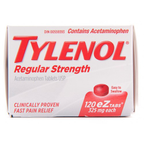 Picture of TYLENOL REG STRGTH EZ TABS 120S