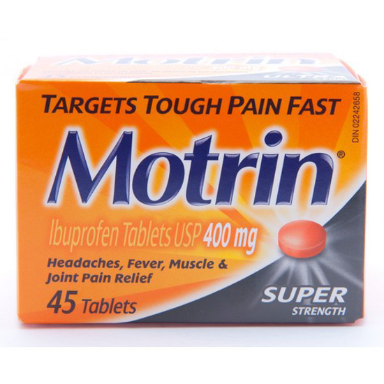 Picture of MOTRIN IBUPRO - S/STR TAB 400MG 45S