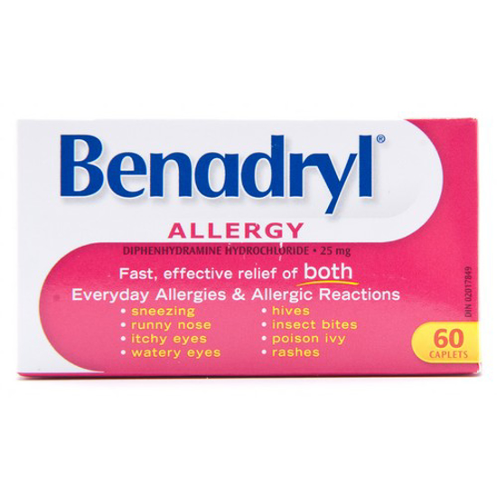 Picture of BENADRYL CAPLETS 25MG 60S