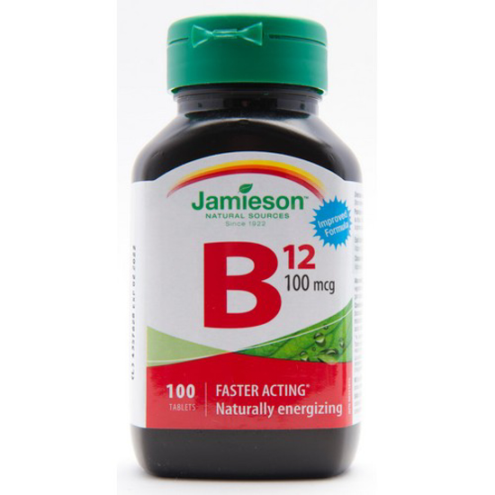 Picture of JAMIESON VIT B12 TAB 100MCG 100S