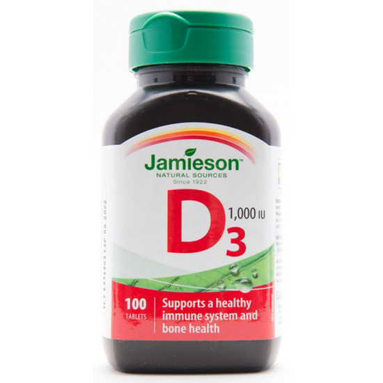 Picture of JAMIESON VIT D TAB 1000IU 100S