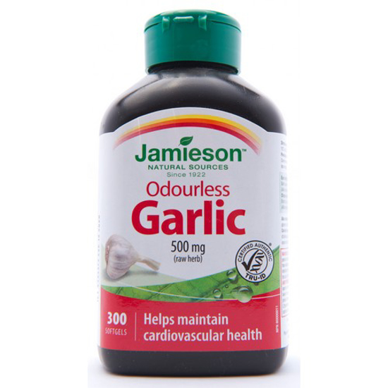 Picture of JAMIESON GARLIC ODRLES 500MG 300S