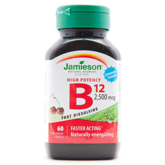 Picture of JAMIESON VITAMIN B12 2500MCG 60S