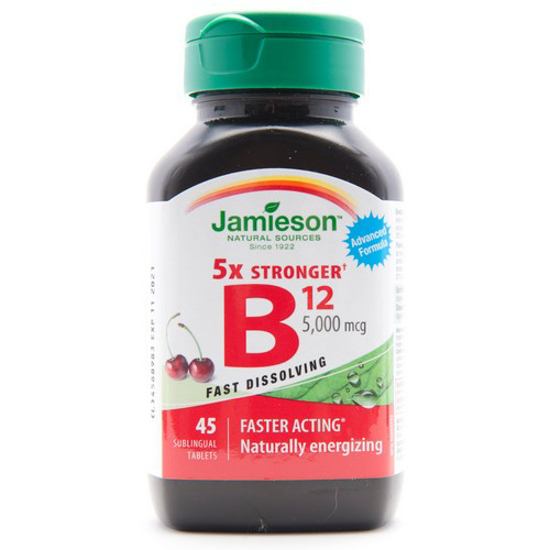 Picture of JAMIESON B12 5000MCG - TABLETS 45S