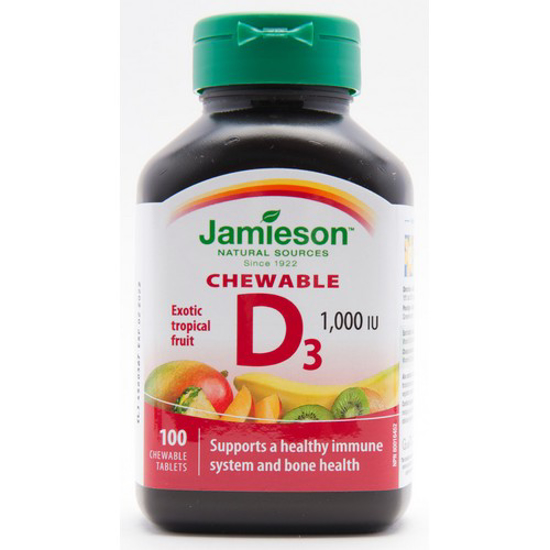 Picture of JAMIESON VITAMIN D 1000IU TROPICAL