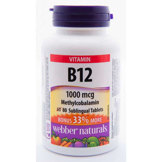 Picture of WN VIT B12 SL 1000MCG 60+20S