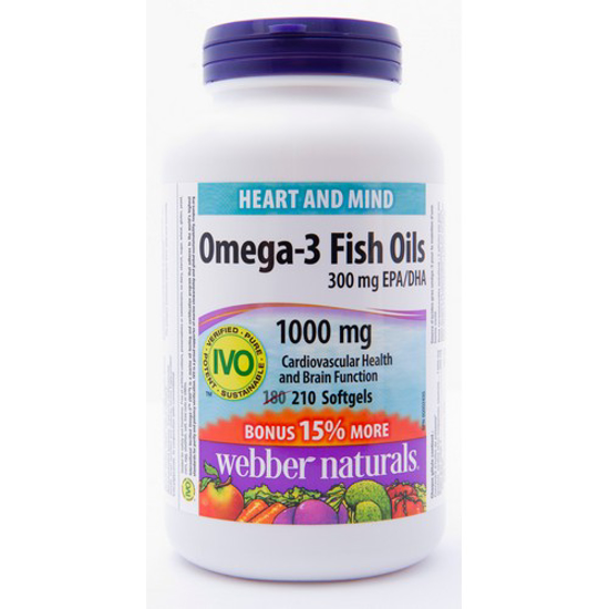 Picture of WN OMEGA3 SALM and FSH 1000MG 180+30S