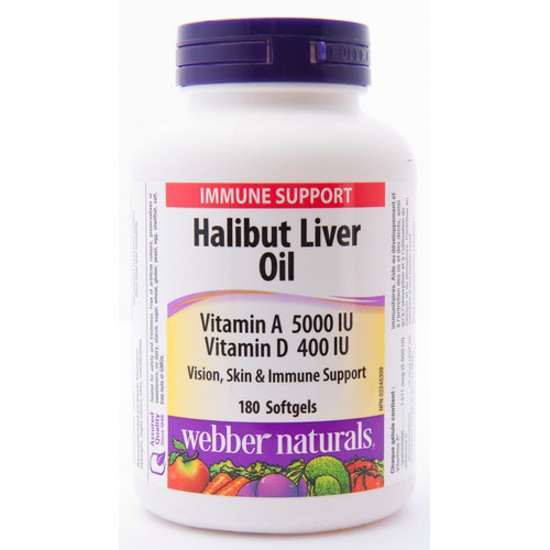 Picture of WN HALIBUT LIVER OIL CPSL 180S