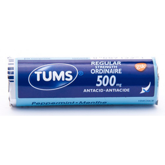 Picture of TUMS P/MINT TAB 500MG 12S